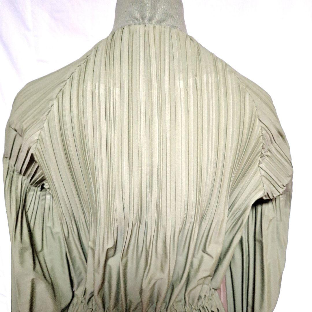 【チリパ】PLEATS PLEASEハイネックプリーツコート ワンピース