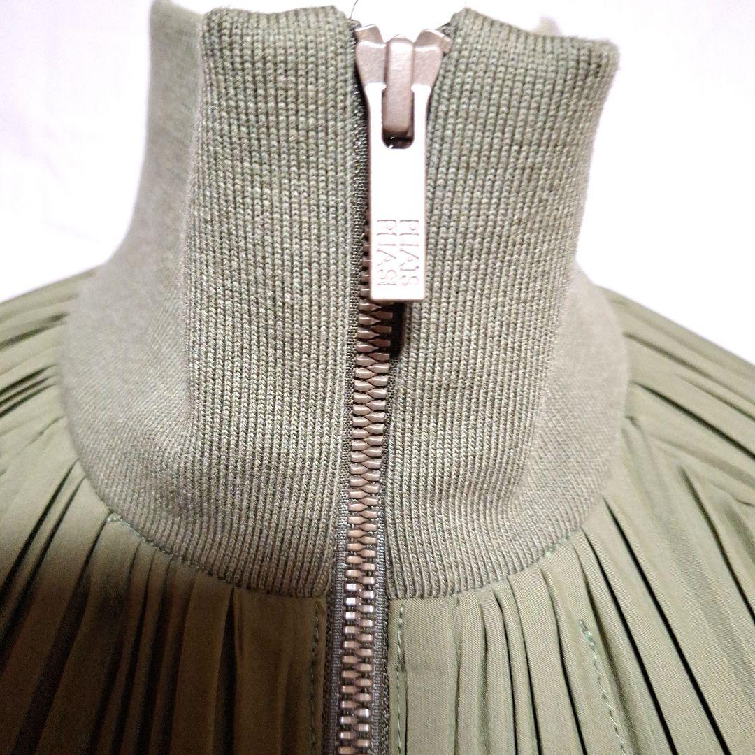 【チリパ】PLEATS PLEASEハイネックプリーツコート ワンピース