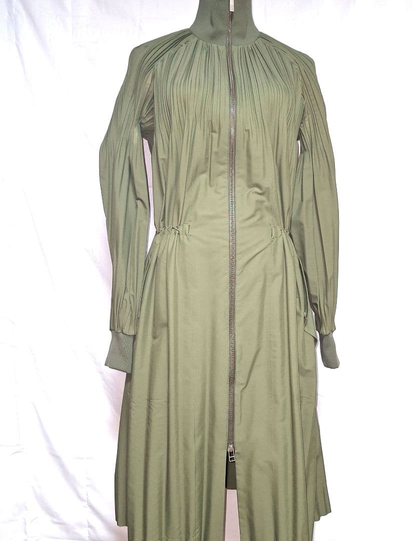 【チリパ】PLEATS PLEASEハイネックプリーツコート ワンピース