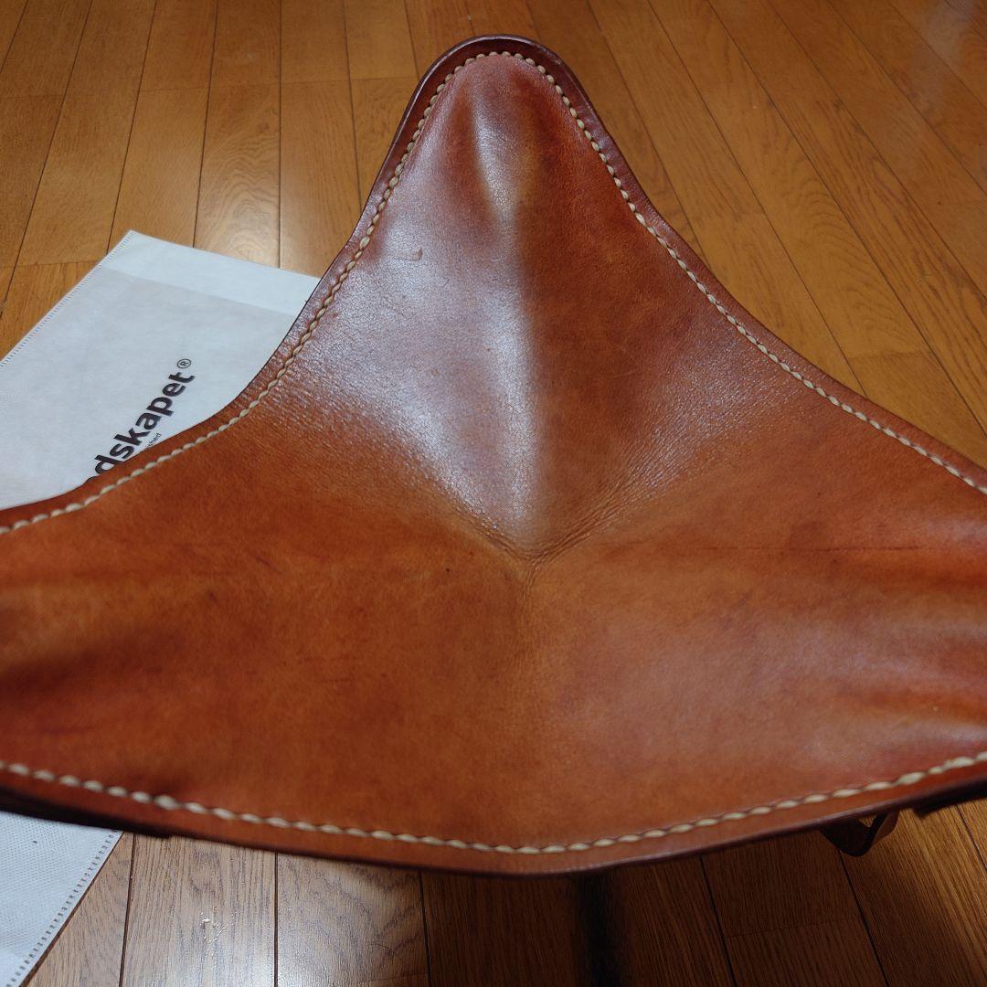 basta_redskapet 焚火チェア ブラウン×ステッチ系ベージュ