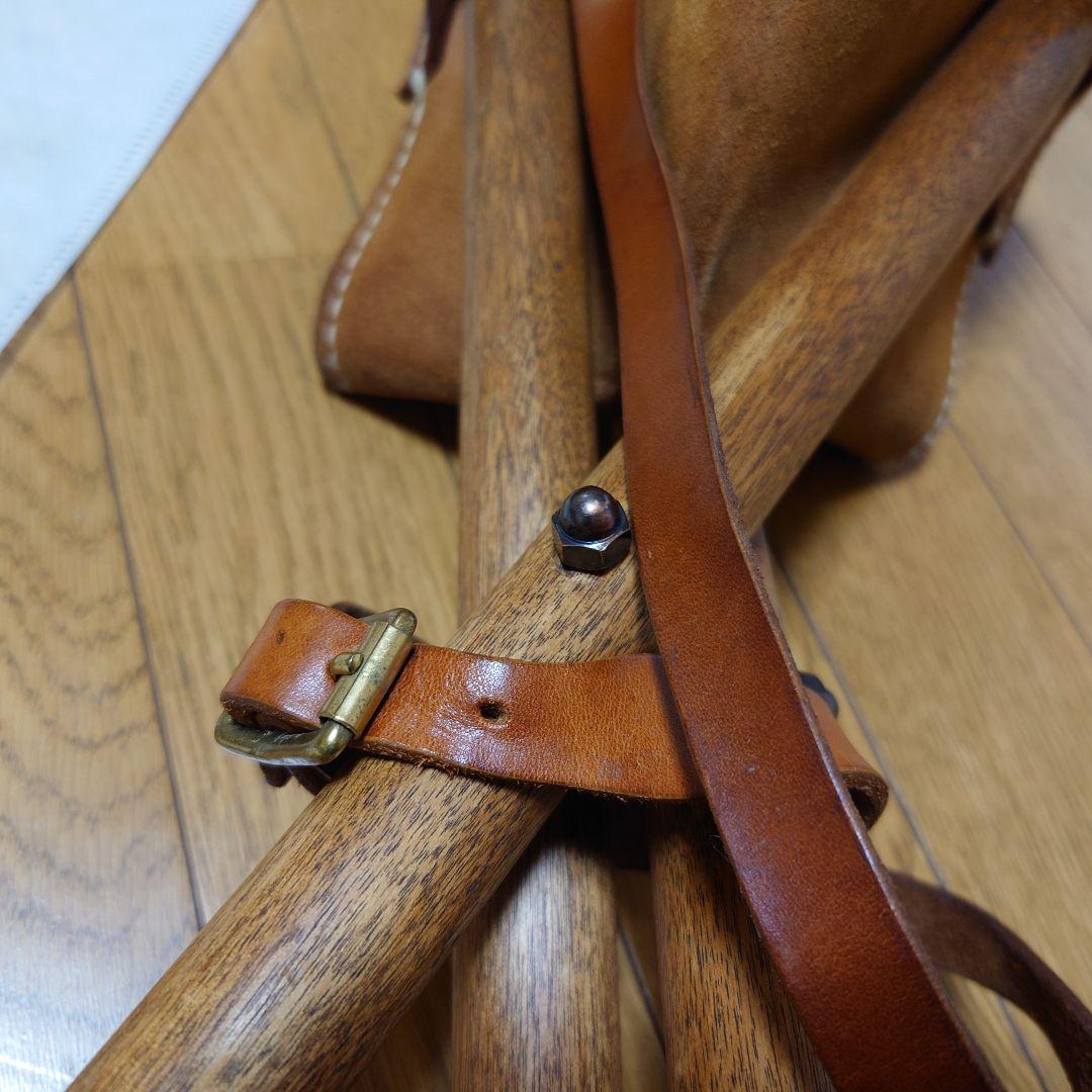 basta_redskapet 焚火チェア ブラウン×ステッチ系ベージュ