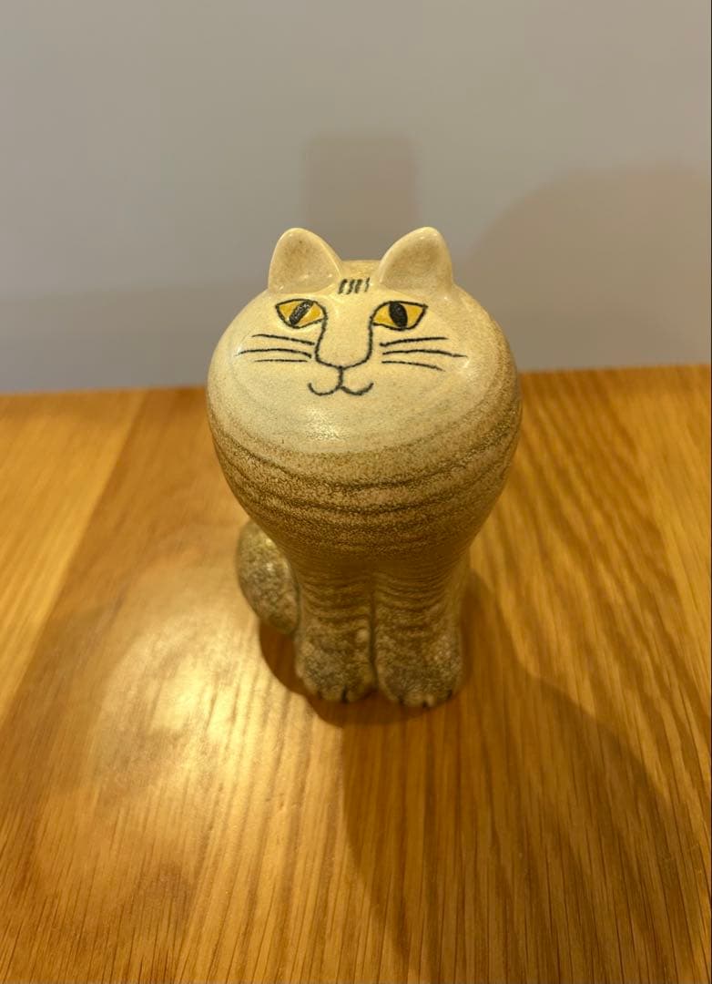 リサラーソン Lisa Larson マヤ 2個 陶器 置き物 ネコ