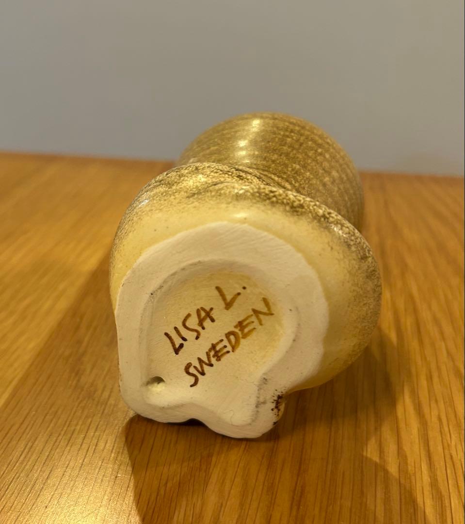 リサラーソン Lisa Larson マヤ 2個 陶器 置き物 ネコ