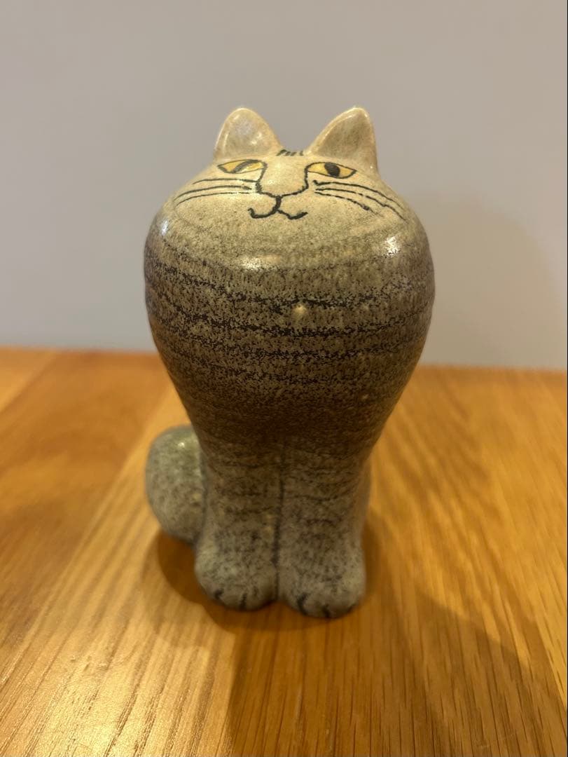 リサラーソン Lisa Larson マヤ 2個 陶器 置き物 ネコ
