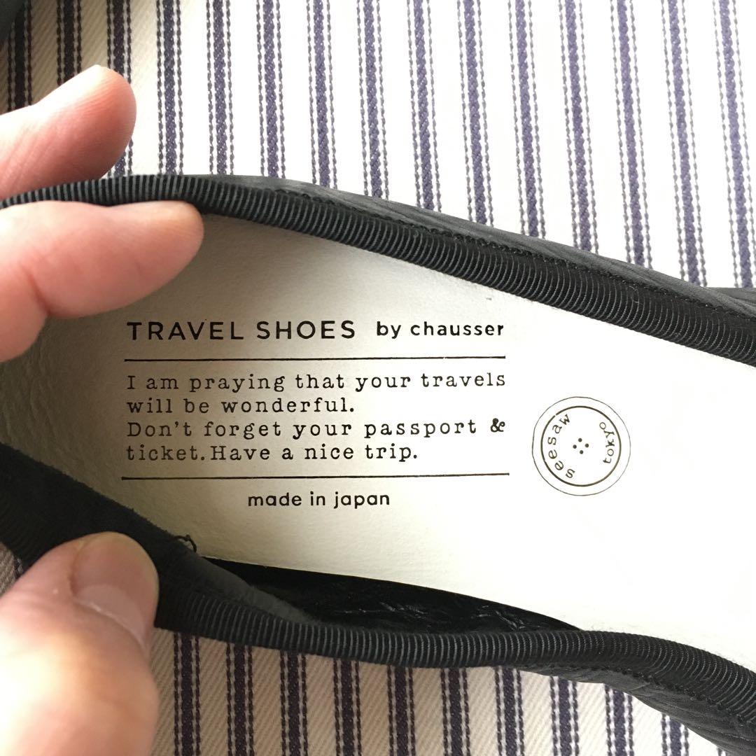 【未使用品】TRAVEL SHOES by chausser TR-009 36