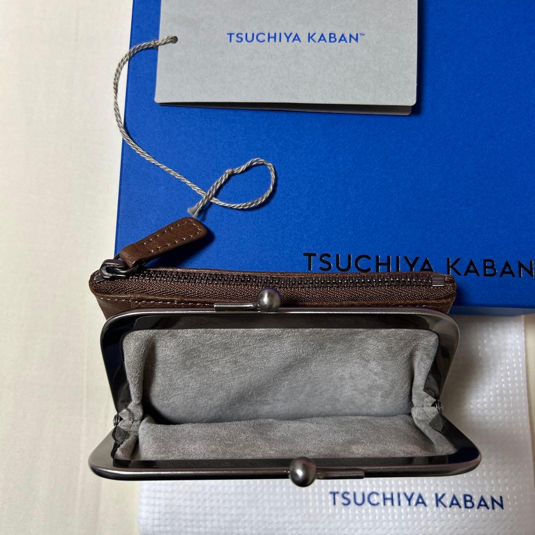 土屋鞄　オイルヌメがま口パケット財布