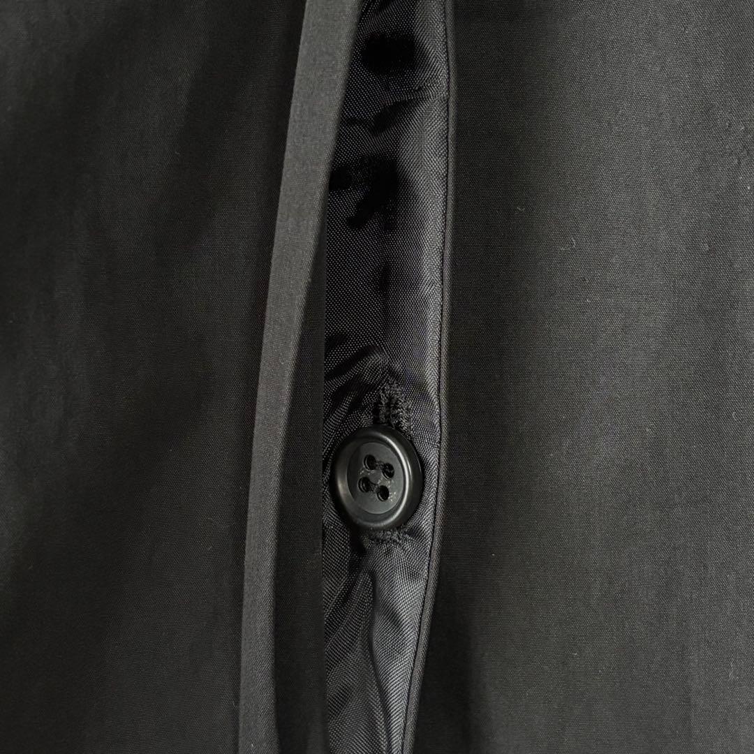 か*こ様 ミズイロインド mizuiro ind シャツライクコート 黒 F 比