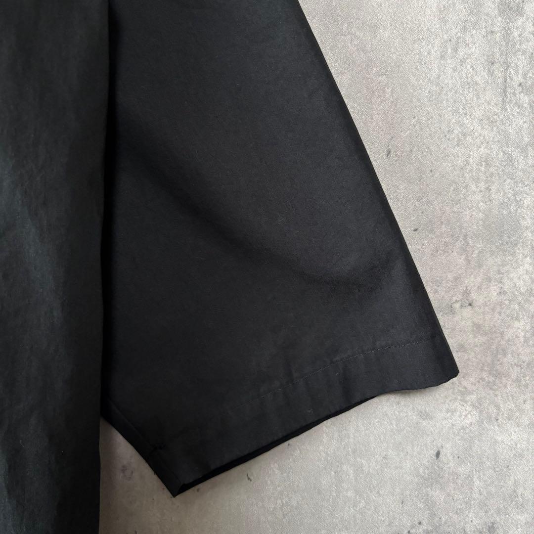 か*こ様 ミズイロインド mizuiro ind シャツライクコート 黒 F 比