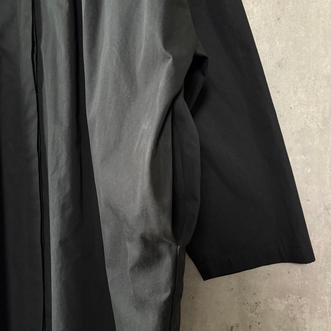 か*こ様 ミズイロインド mizuiro ind シャツライクコート 黒 F 比