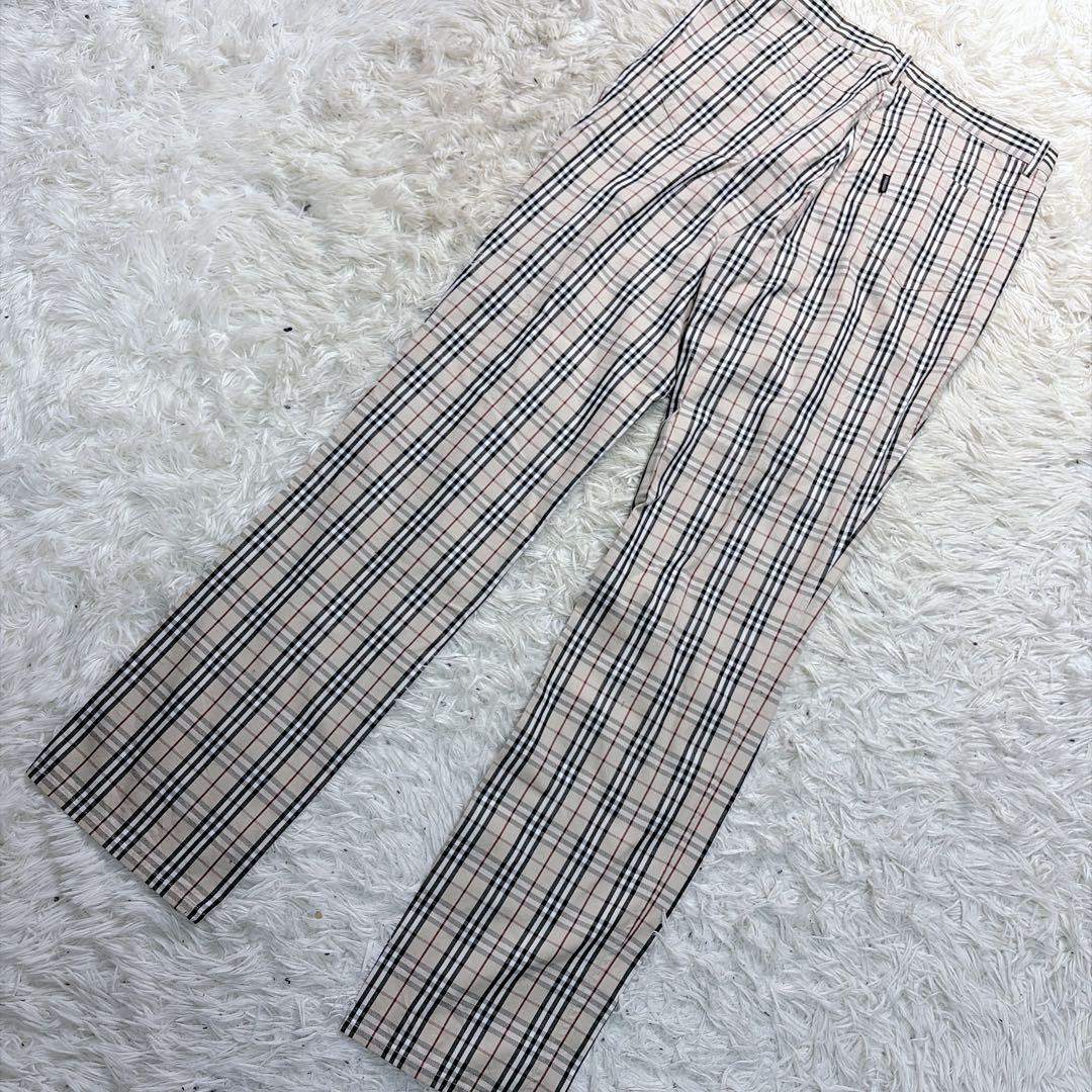 【美品】BURBERRY BLACK LABEL スラックス ノバチェック 85