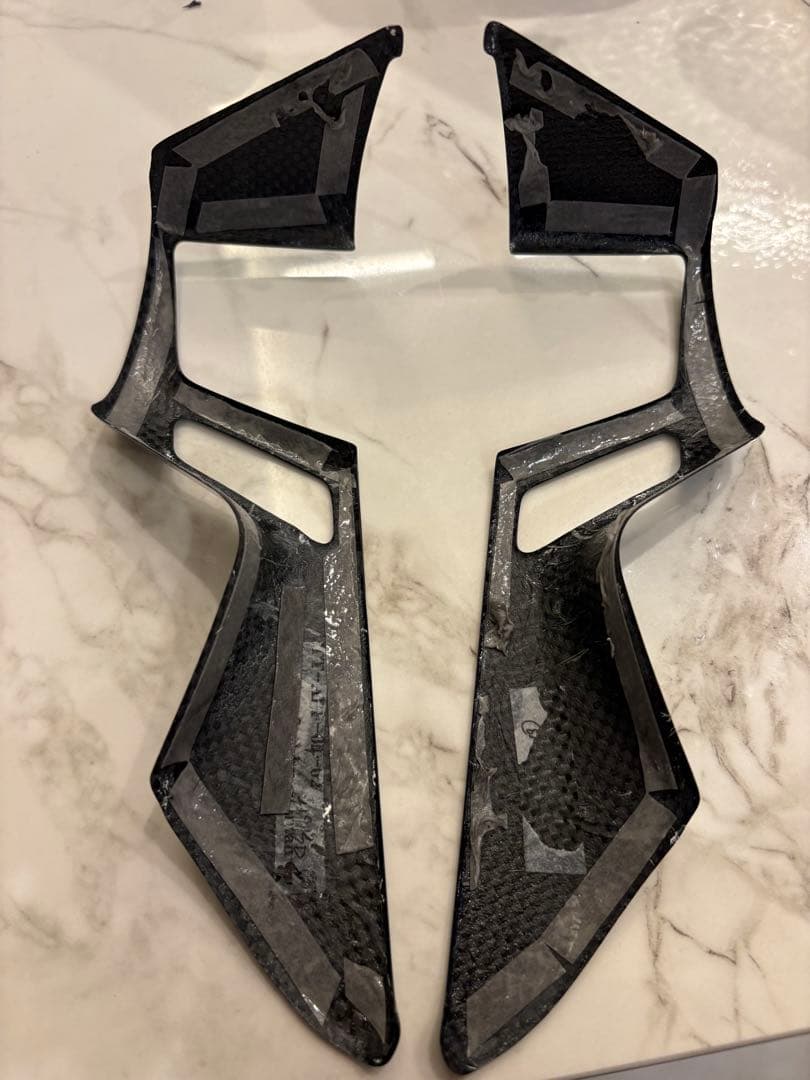 アルファード ヴェルファイア 30 ドライカーボン ステアリングパネル