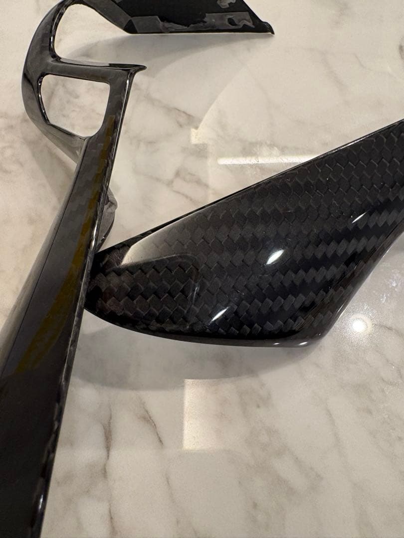 アルファード ヴェルファイア 30 ドライカーボン ステアリングパネル