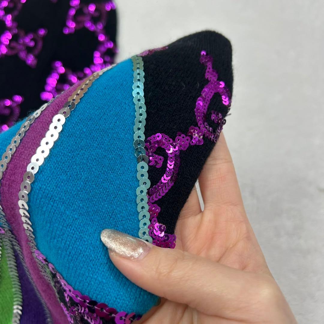 R191 美品 希少モデル グッチ GG柄 アームカバー 手袋 レディース