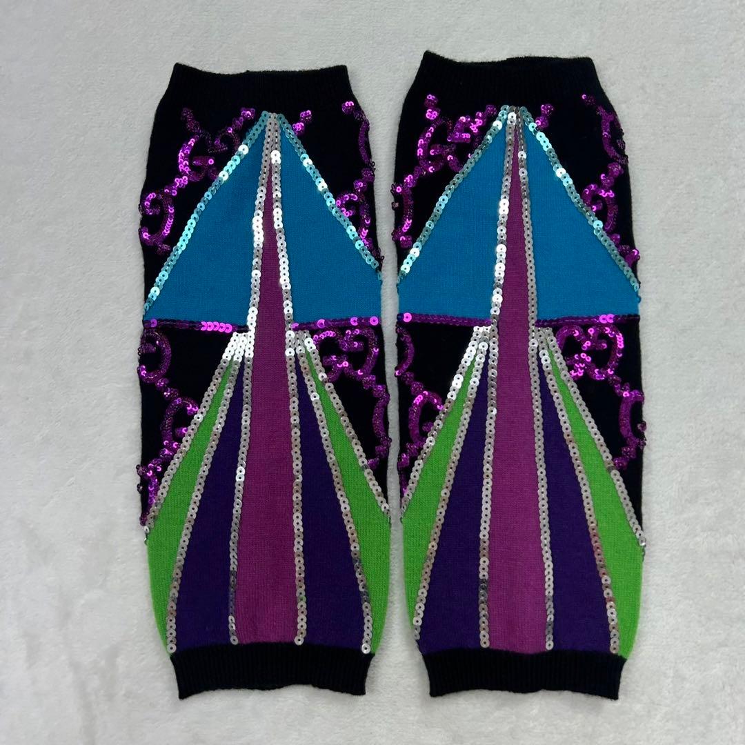 R191 美品 希少モデル グッチ GG柄 アームカバー 手袋 レディース