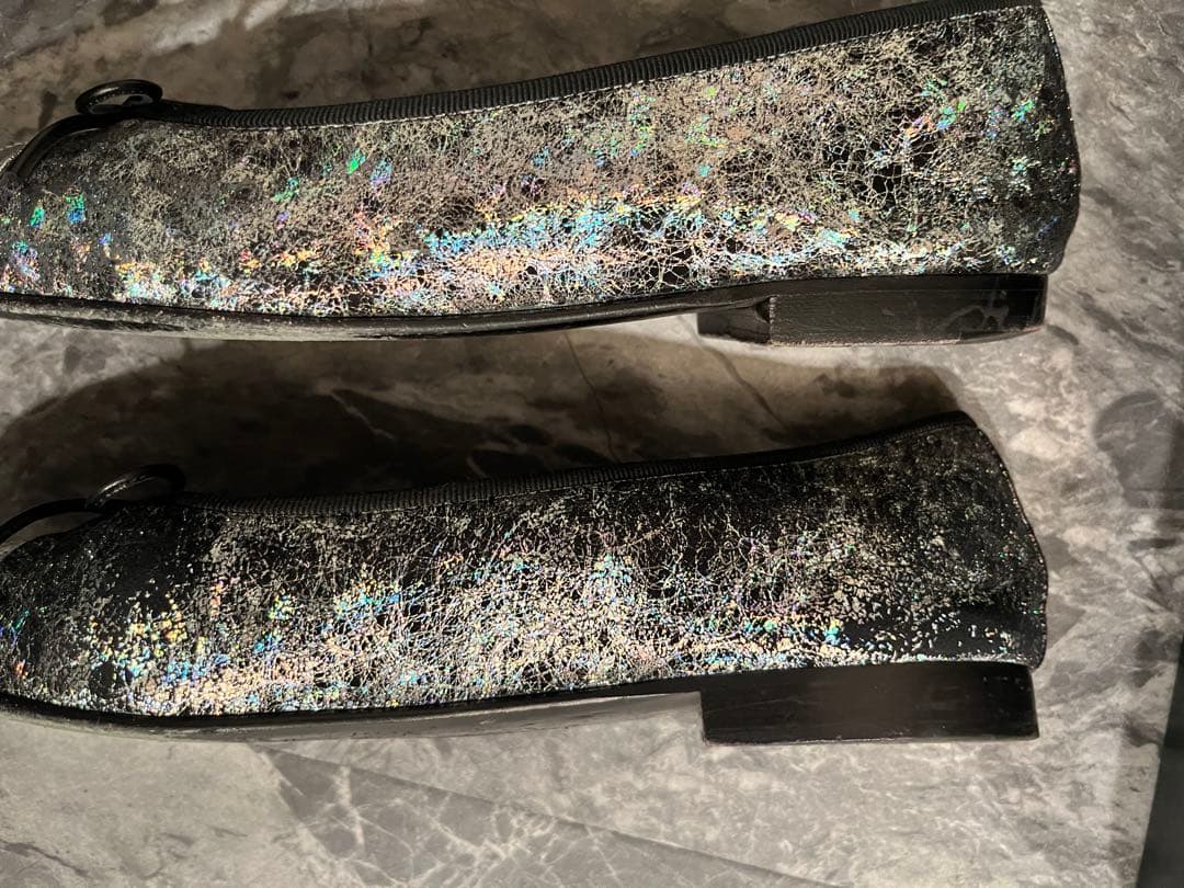 都ちゃん ♡CHANEL バレエシューズ シルバー ブラック♡