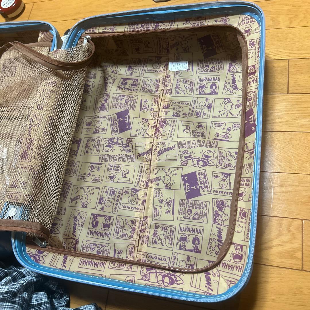 スヌーピー　PEANUTS キャリーケース(機内持ち込み可能)お値引お受けします