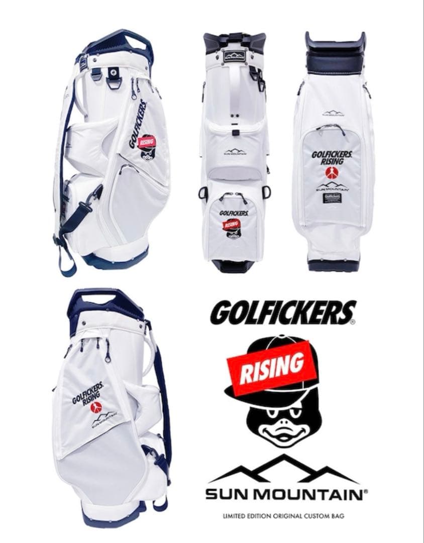 新品 ゴルフィッカーズ × サンマウンテン 限定コラボ ゴルフ キャディバッグ