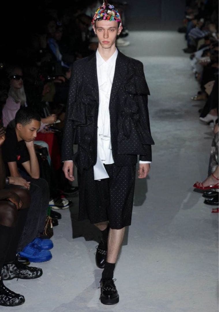 マ*ル様 25ss コムデギャルソンオムプリュス リボン テーラードジャケット