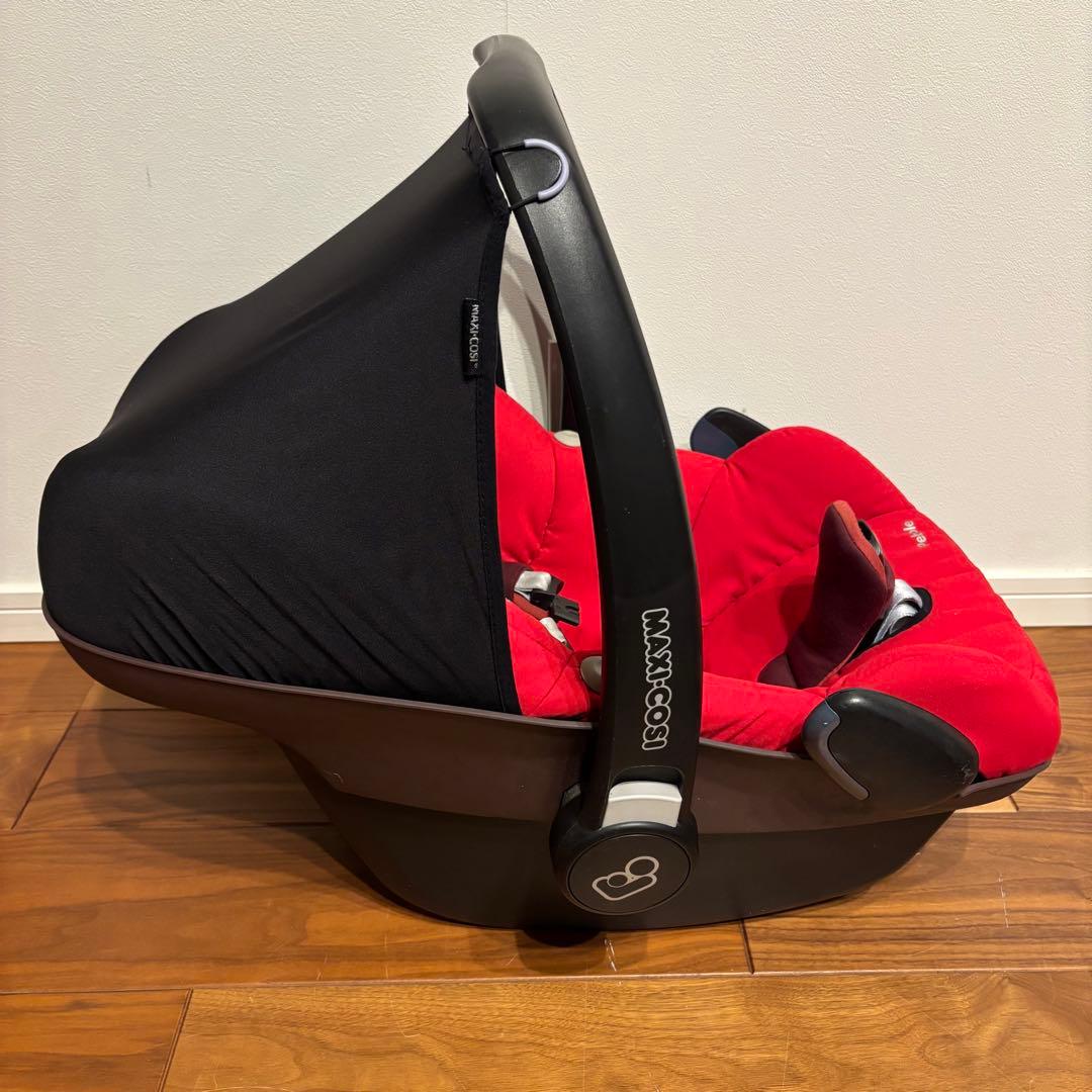 美品✨ マキシコシ ペブル レッド ＆ イージーベース2 セット