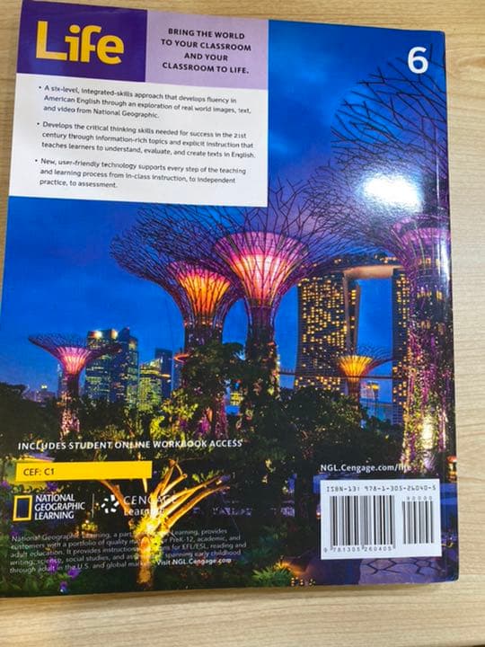 National geographic learning life 1-6未使用