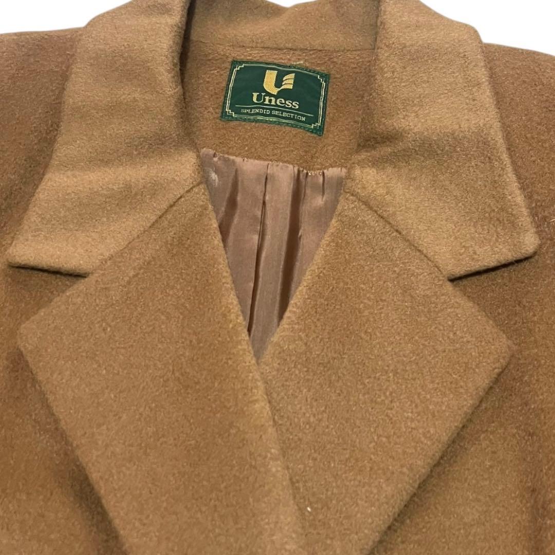 新品未使用タグ付き カシミヤ100% ロングコート 15BR(3L)キャメル