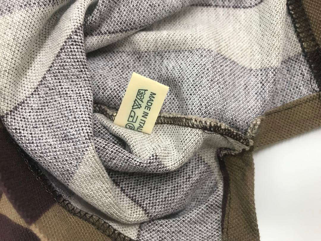 FENDI フェンディ ズッカ柄 半袖ポロシャツ サイズ44