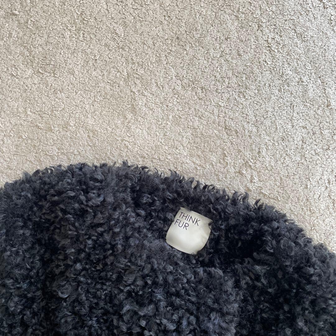 お値下げ新品THINK FUR テディロングコート