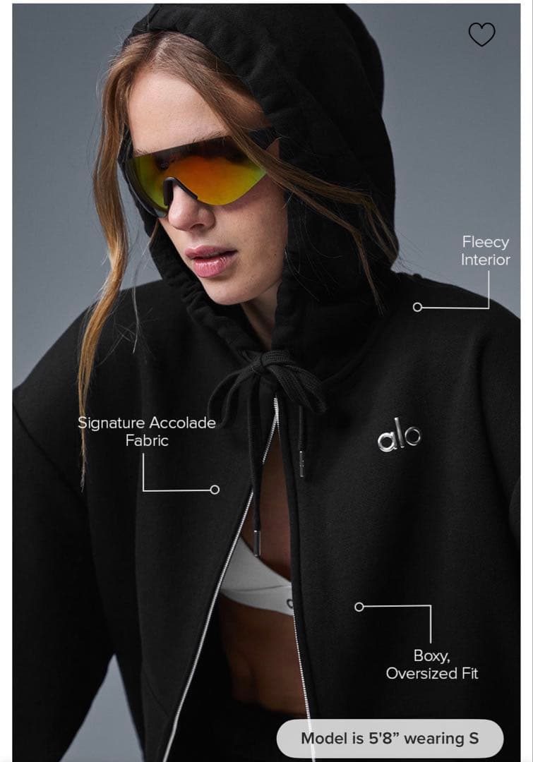 Accolade Full Zip Hoodie フルジップ　パーカー