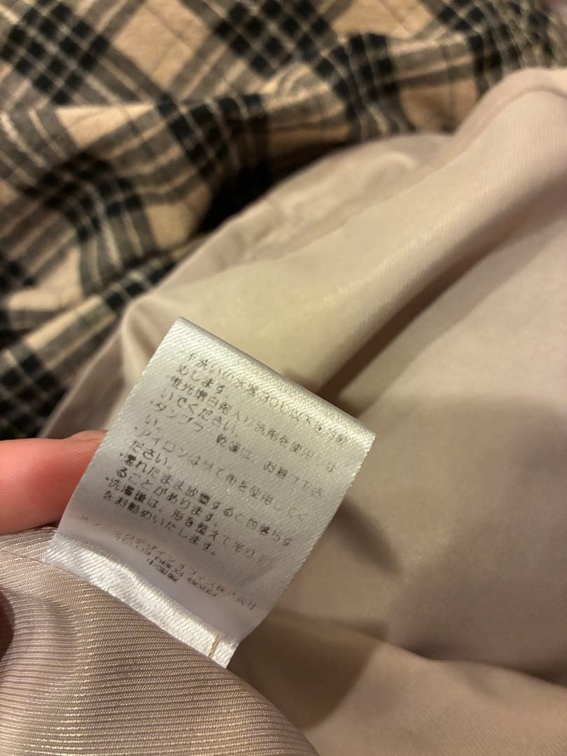 ワンピース andmary Nadia check long dress