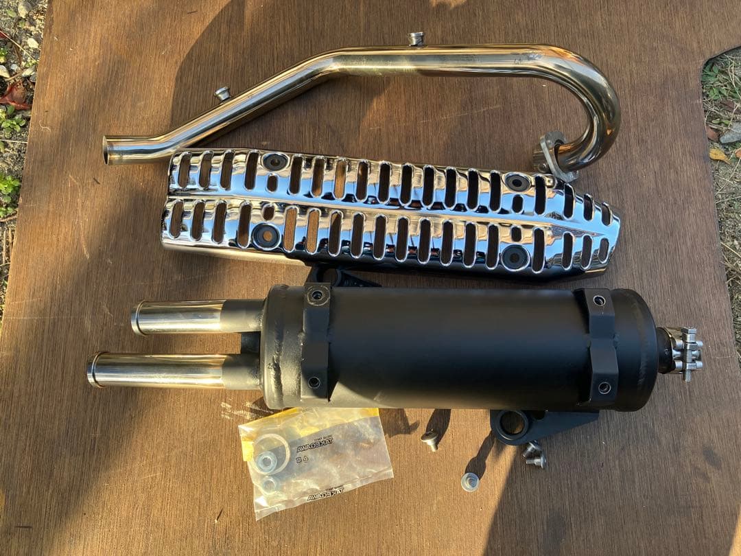 モンキー125 武川スクランブラーマフラー