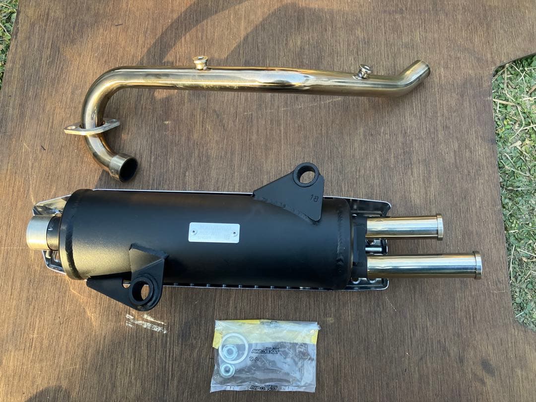 モンキー125 武川スクランブラーマフラー