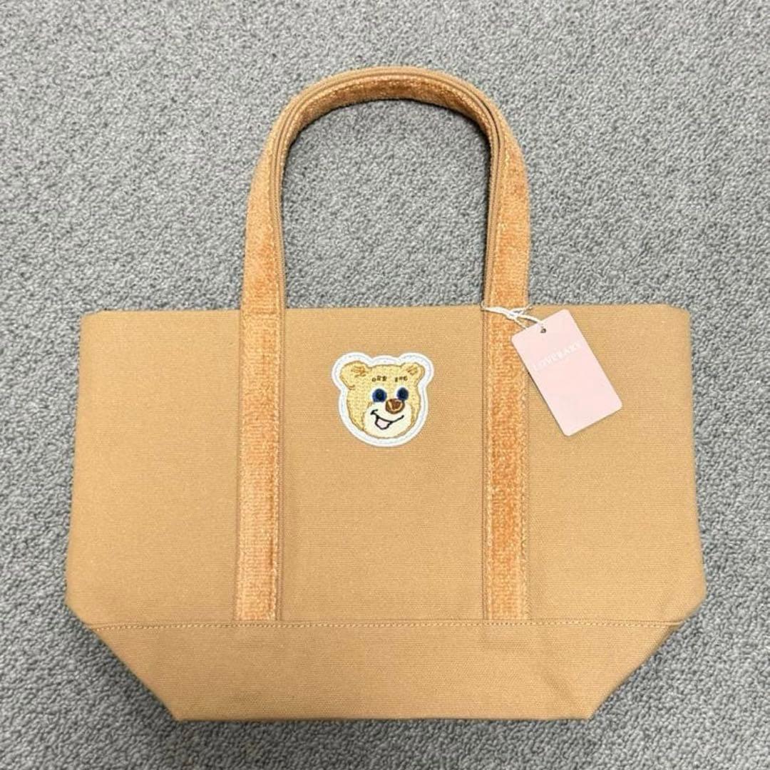 ラブラリーバイフェイラー　オールドテディ　テディトート　ベージュ