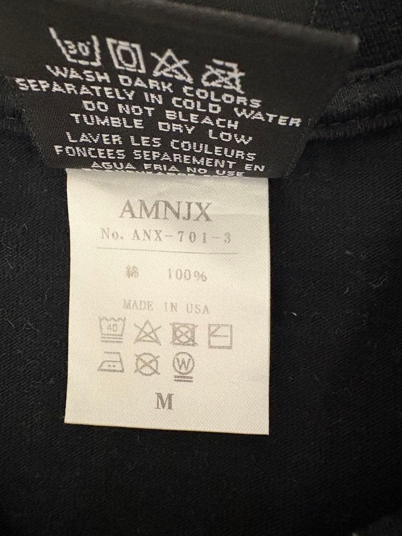 【最終値下げ中】平本蓮AMNJX ブラック ロングスリーブ Tシャツ M