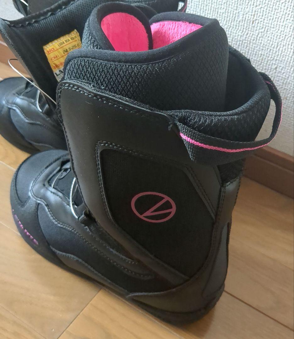 LA STARTS スノーボードブーツ 女性用 ブラック/ピンク