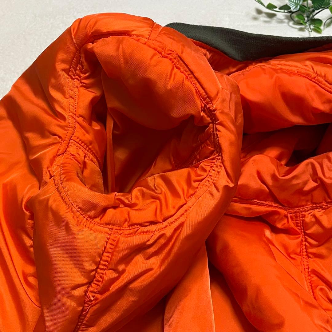 美品　アルファ　ma-1 ビンテージ　USA製　オリーブグリーン　短丈