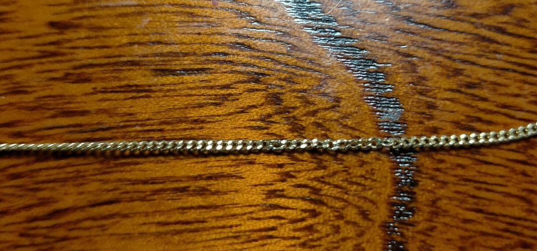 ば*ぁ様 K18GP 型ペンダント ネックレス