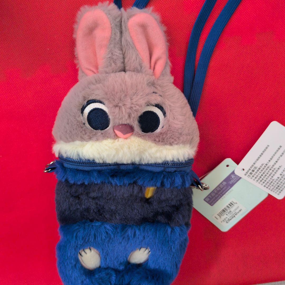 上海ディズニーランド ズートピア ジュディぬいぐるみカバー付き水筒