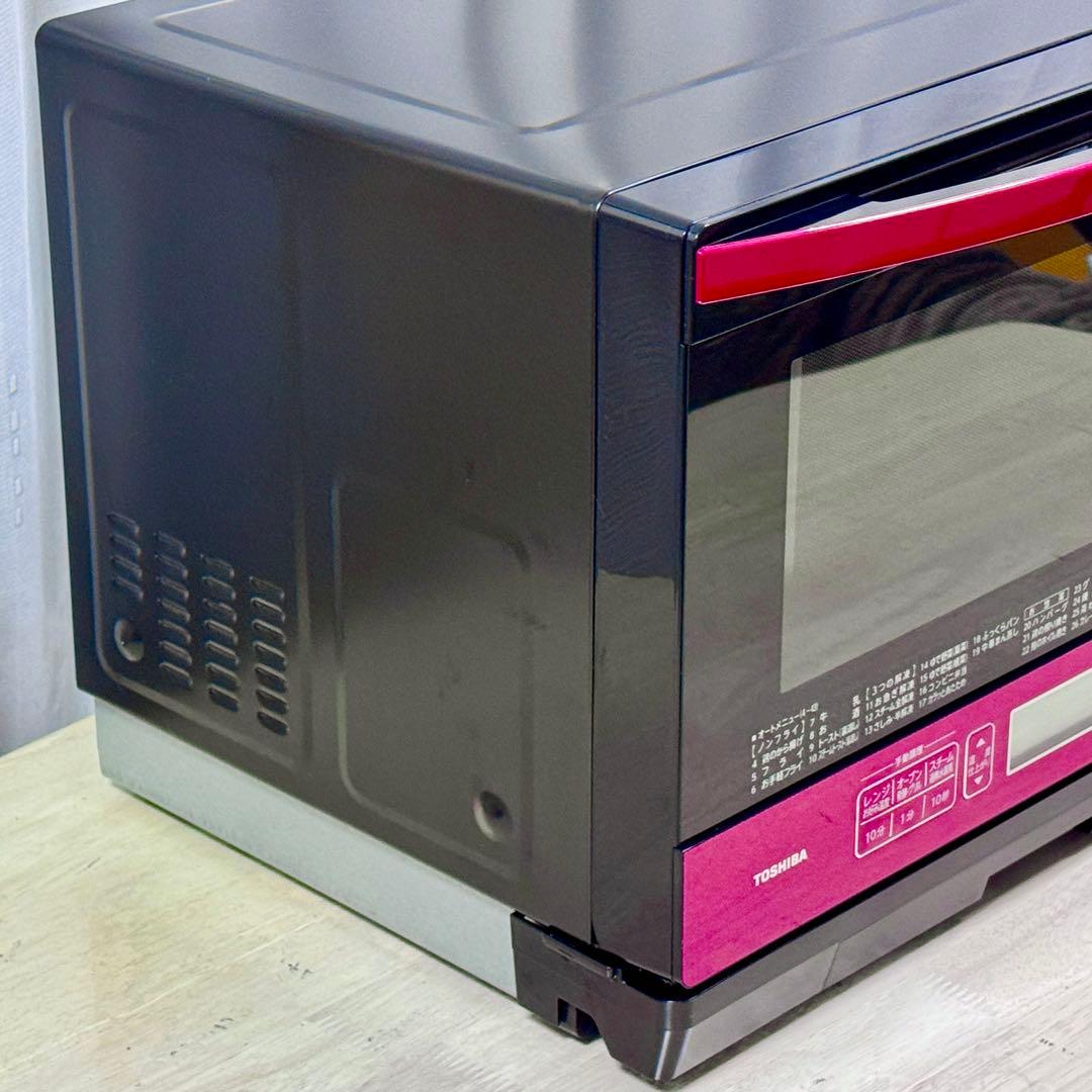 TOSHIBA ER-SD80E(R) オーブンレンジ 黒・赤