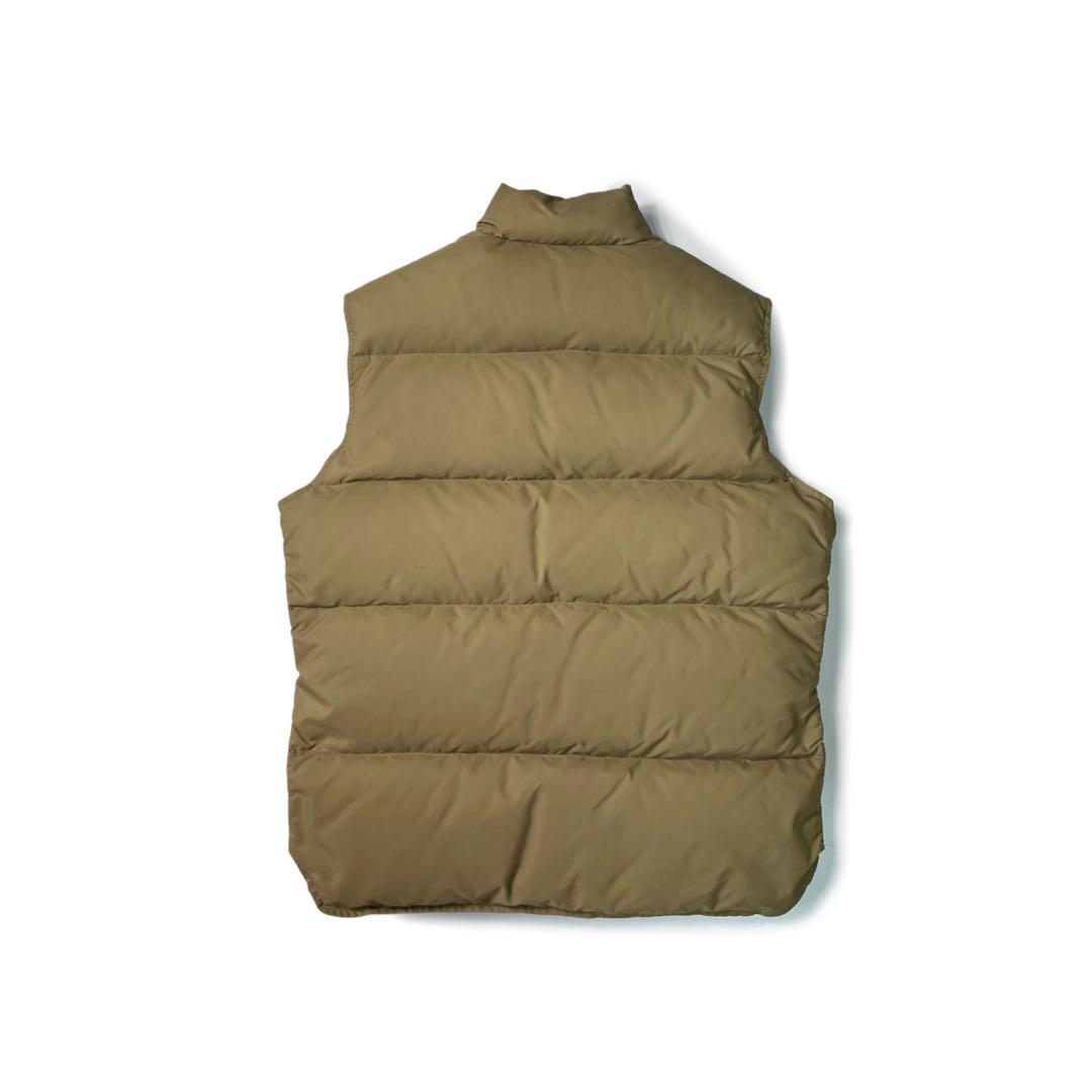 80’s L.L.Bean ダウンベスト ベージュ 縦型ポケット