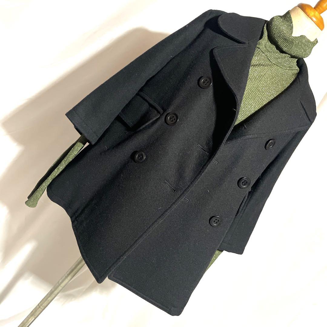 割と美品 LIMI feuリミ フゥ ウールメルトンコート2008年AW