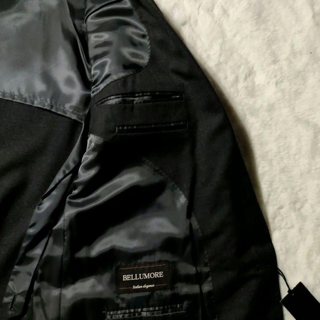 【美品タグ付き】BELLUMORE ダブル スーツ セットアップ 黒