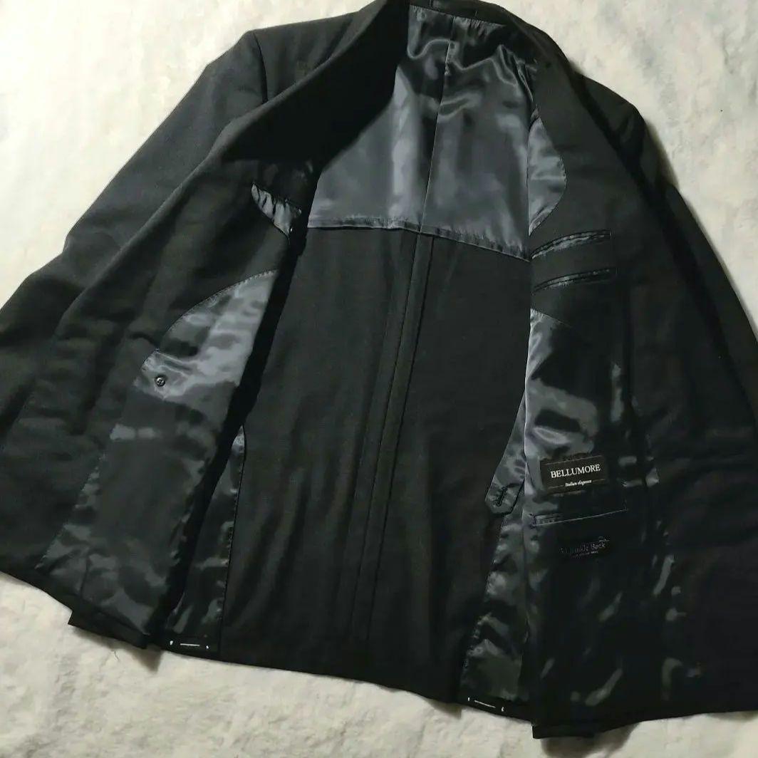 【美品タグ付き】BELLUMORE ダブル スーツ セットアップ 黒
