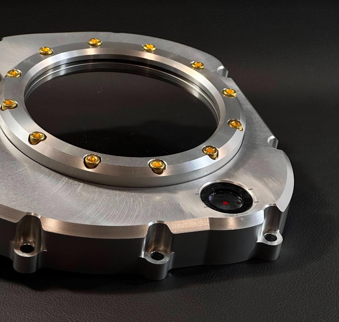 アルミビレット ゼファー1100/RS スケルトン クラッチカバー m580