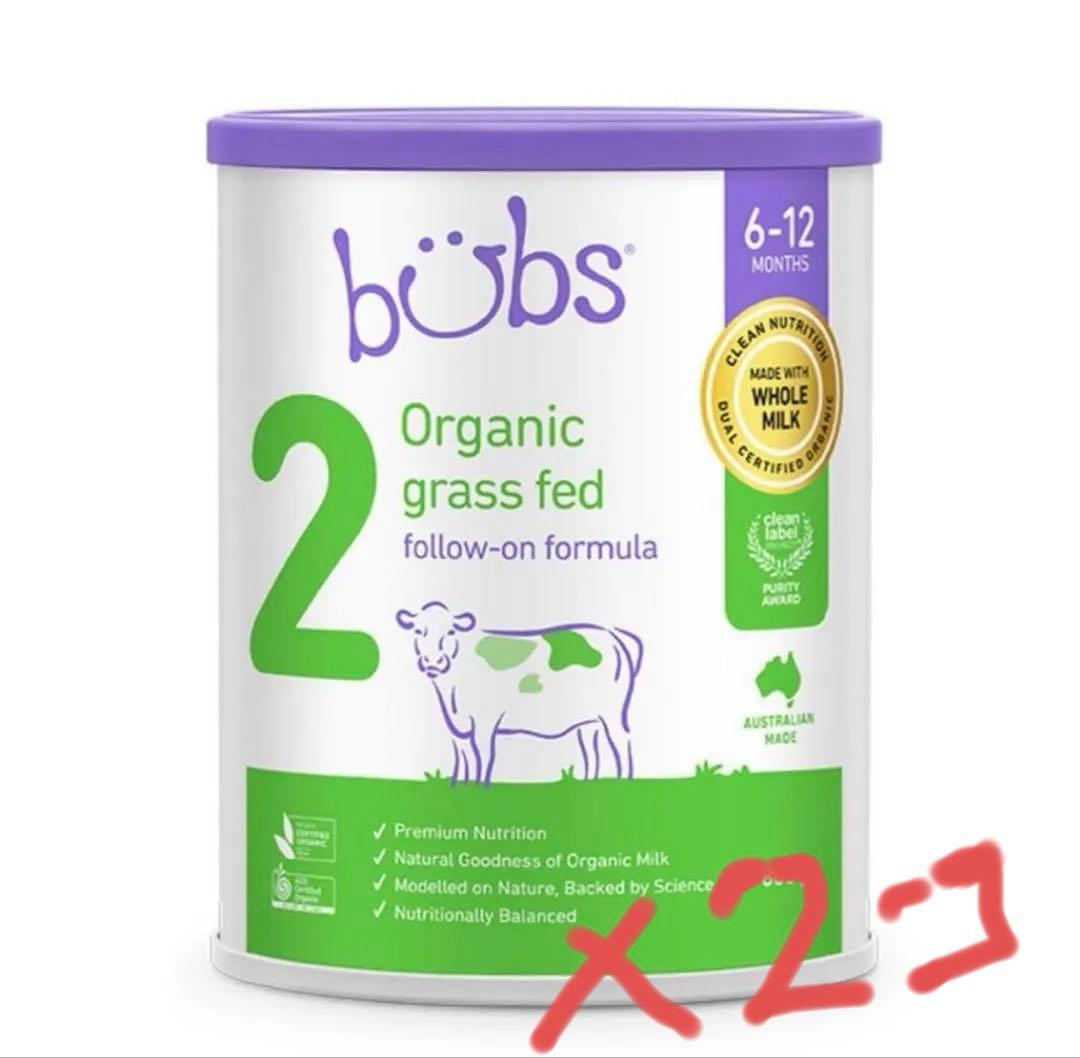 【2缶】バブス　bubs オーガニック粉ミルク ステップ2 800g