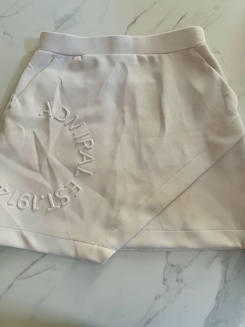 AD MIRAL ゴルフスカート ホワイト(インナーセット)