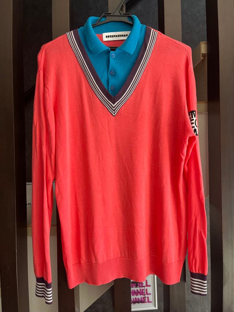 ディセンバーメイ　ゴルフウェア　メンズ　長袖シャツ　Lサイズ　トレーナー