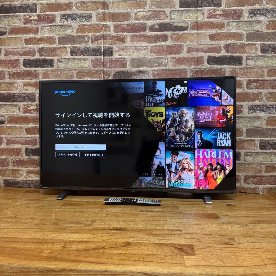 東芝 40V型 液晶テレビ 40V34 REGZA スマートテレビ 動画アプリ○