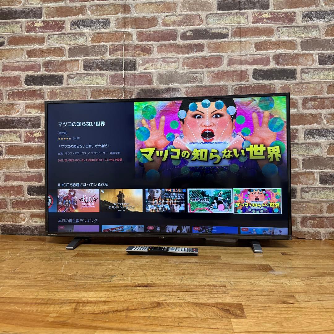 東芝 40V型 液晶テレビ 40V34 REGZA スマートテレビ 動画アプリ○