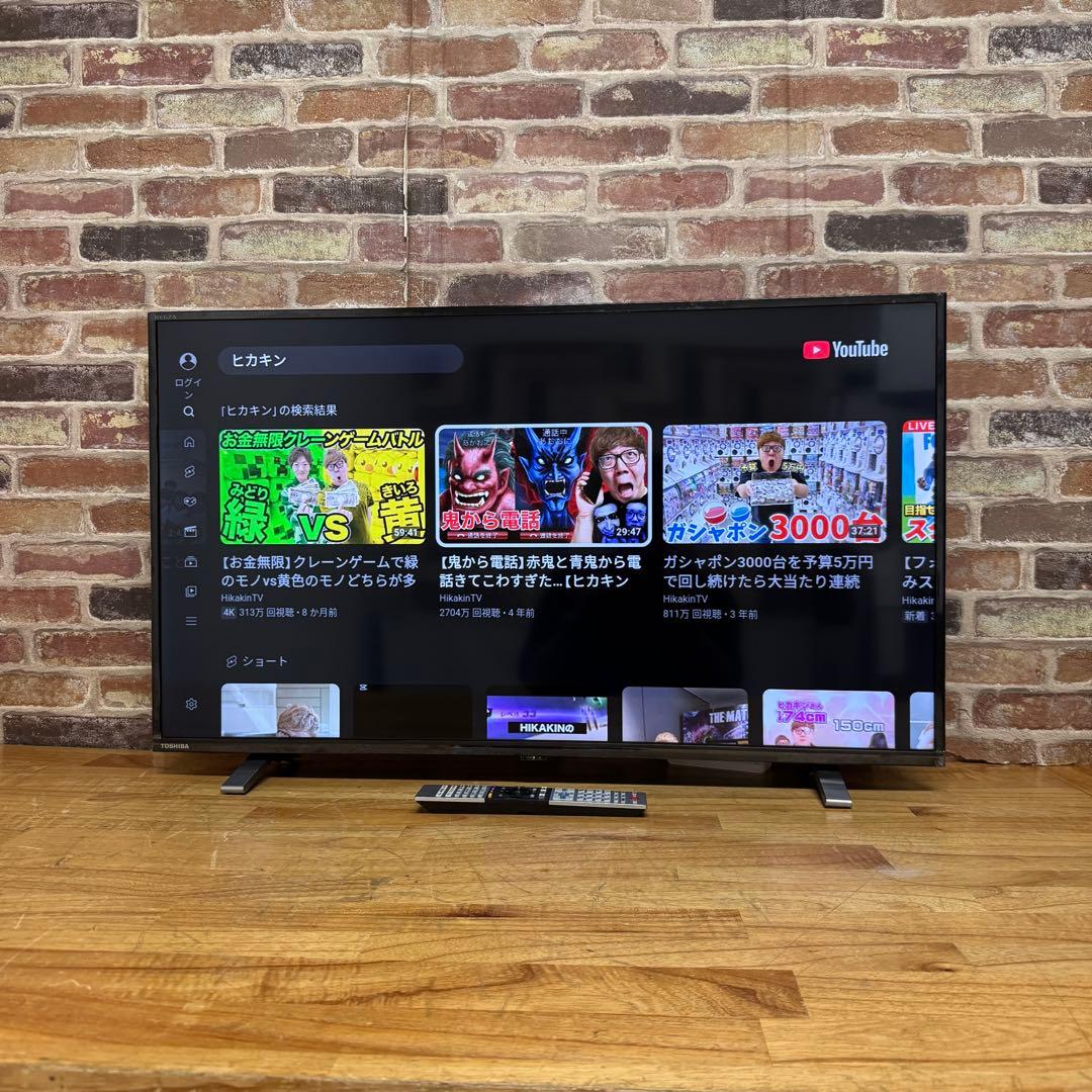 東芝 40V型 液晶テレビ 40V34 REGZA スマートテレビ 動画アプリ○
