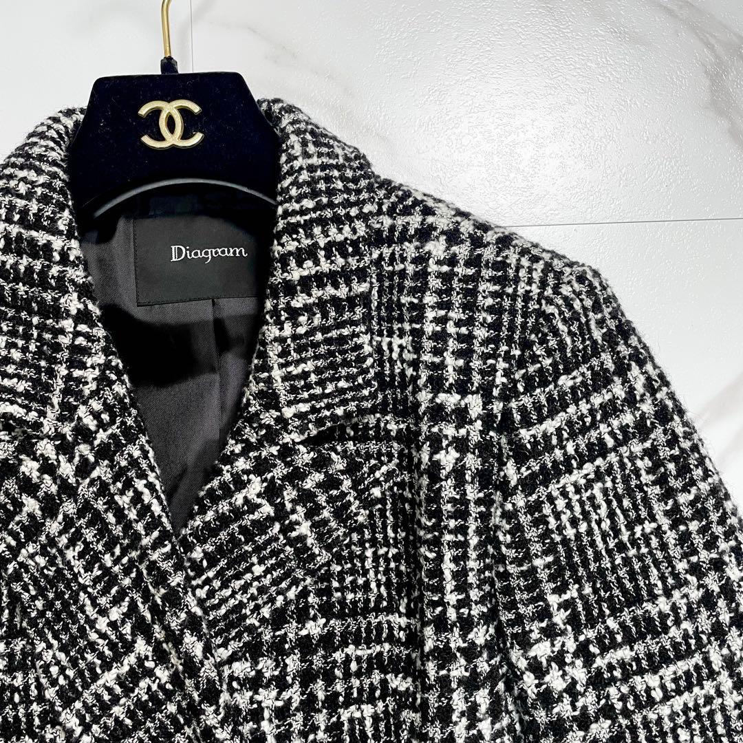 大人気✨完売品 グレースコンチネンタル ツイードテーラードジャケット 金ボタン